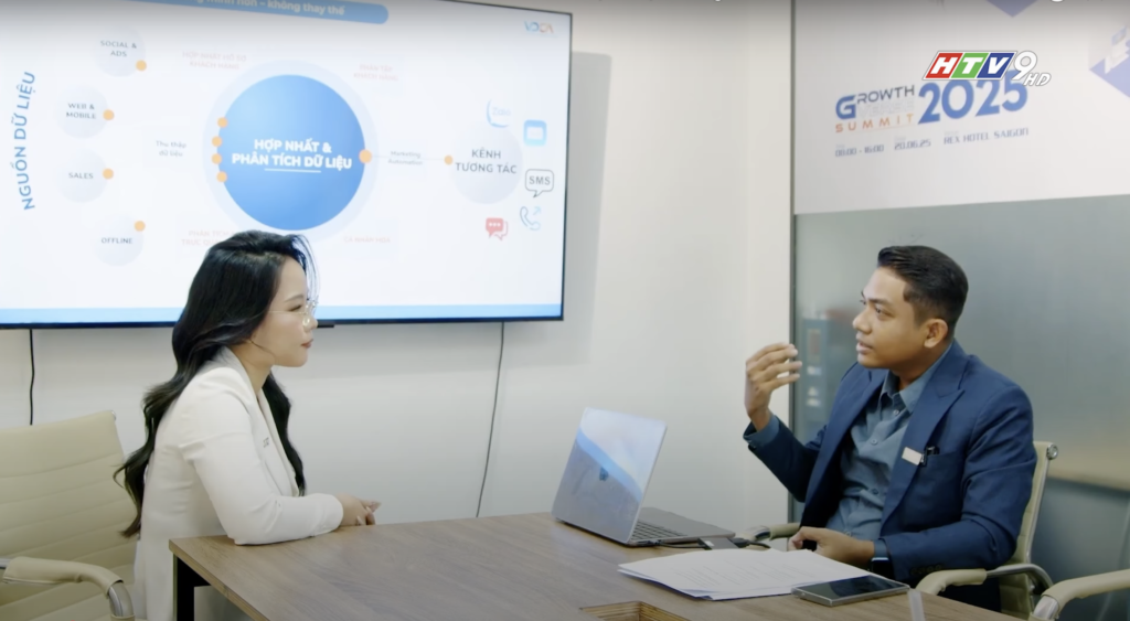 ông Võ Thanh Mỹ - đại diện Hiệp hội Công nghệ số miền Nam (SVDCA) - CEO Navee trong buổi trao đổi